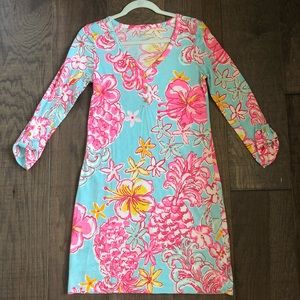 Lilly Pulitzer Palmetto V-Neck T-Shirt Dress
